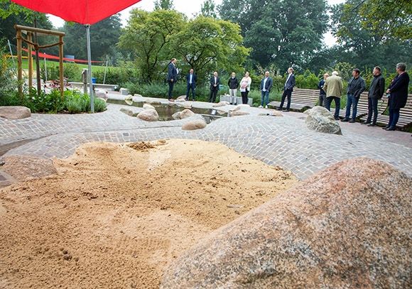 Wasserspielplatz Einweihung Eröffnung